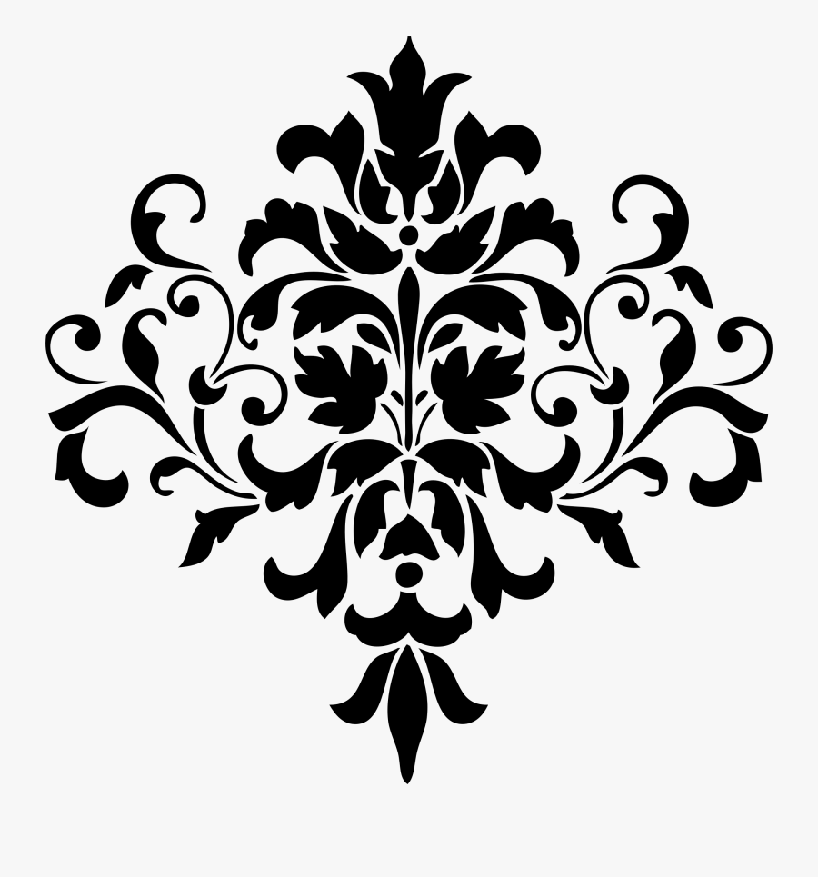 Clipart Damask Design Lace Doily Clip Art Lake Clip - Damask Clipart Png, Transparent Clipart