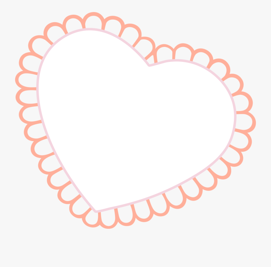 Heart-shaped Lace Border - Minecraft The Red Sun Never Sets, Transparent Clipart