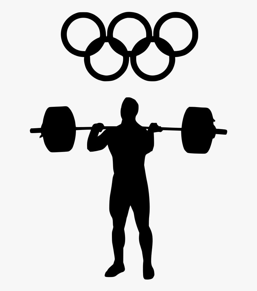 Svg Background Power Male - Weight Lifting Symbol, Transparent Clipart