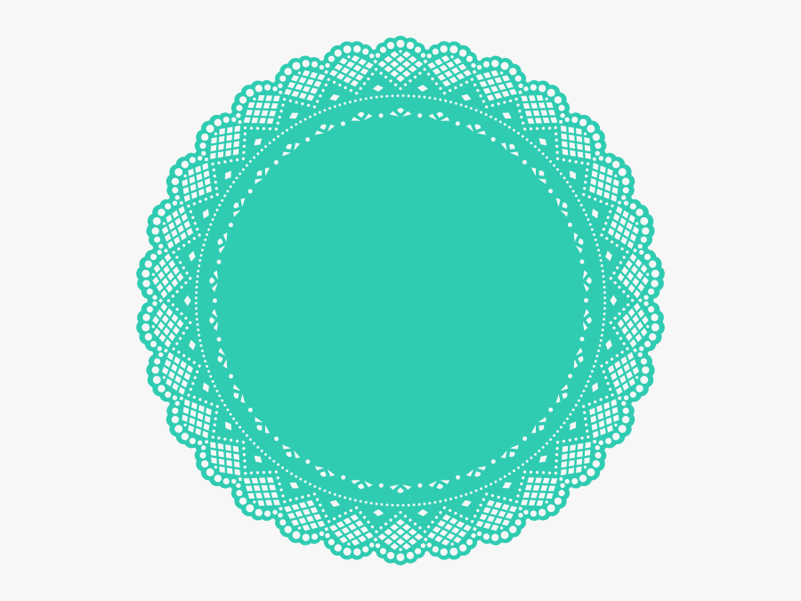 Collection Of Free Vector Lace Circle - Scallop Lace Circle Png, Transparent Clipart