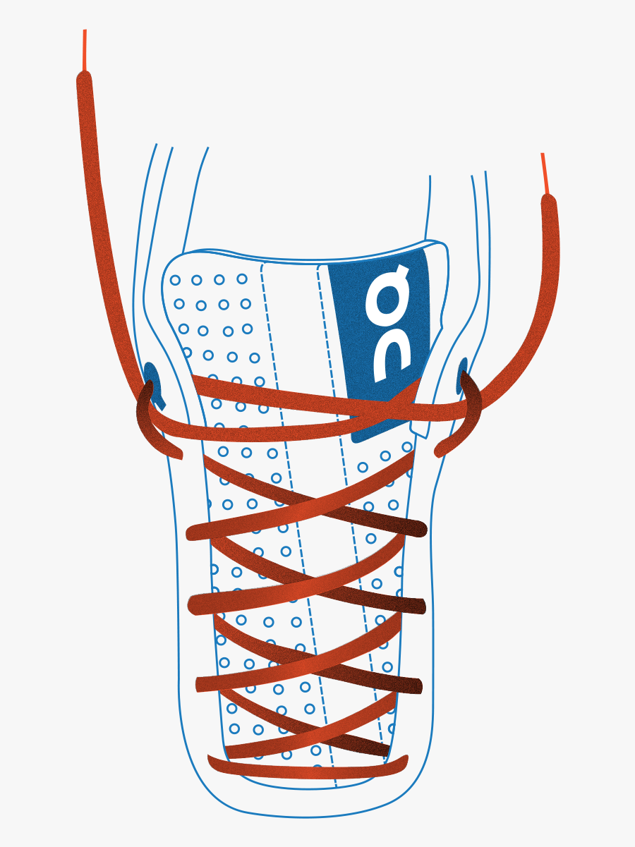 Clip Shoes Lace - Lacing Up Running Shoes, Transparent Clipart