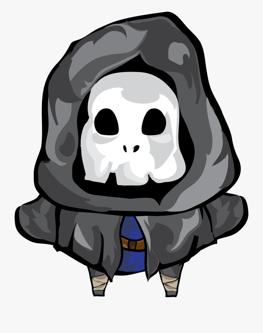 Head,skull,fictional Character - Free Game Art Character Png, Transparent Clipart