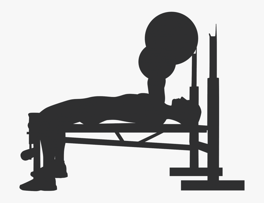 Silhouette Gym Equipment Png, Transparent Clipart