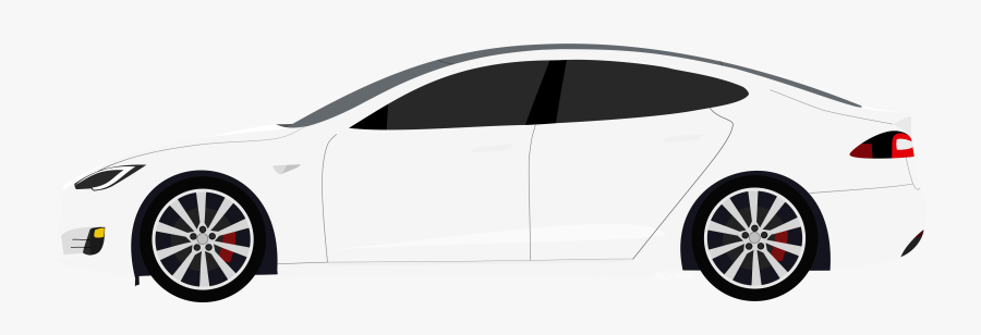Tesla Model X Clipart, Transparent Clipart