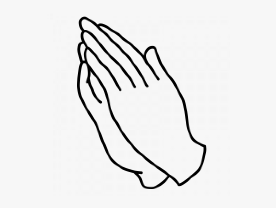 Hands Praying Png Free Png Images - Line Art, Transparent Clipart