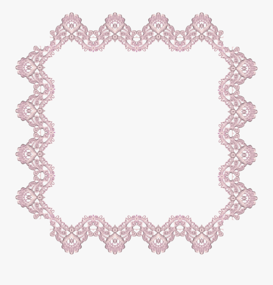 Lace Frame Vector Png, Transparent Clipart
