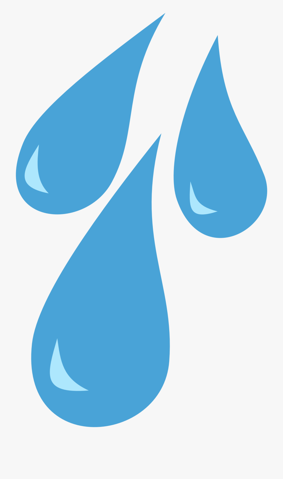 Vector Raindrop Raindrop Clip - Cartoon Rain Drops Transparent Background, Transparent Clipart