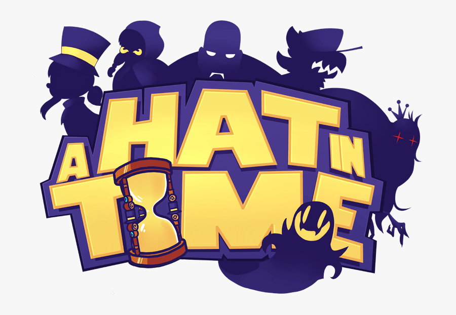 Spaceship Clipart Video Game - Hat In Time Title Png, Transparent Clipart
