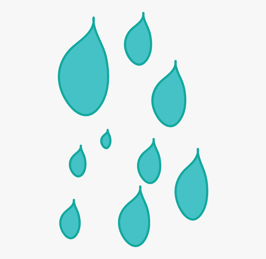 Raindrops Falling Clip Art - Cartoon Rain Drop Clipart, Transparent Clipart