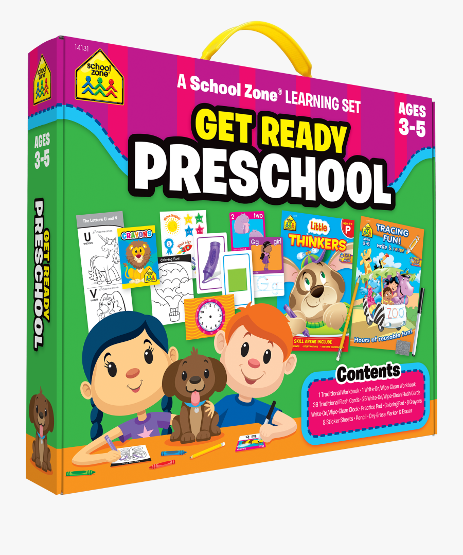 Get Ready Preschool Learning - Preschool Kit, Transparent Clipart