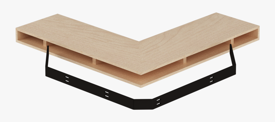 Corner Floating Shelf Supports, Transparent Clipart