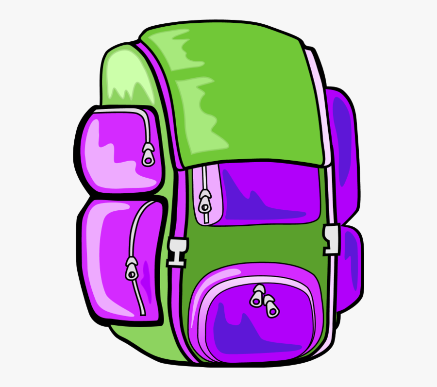 Backpack - Backpack Clip Art, Transparent Clipart