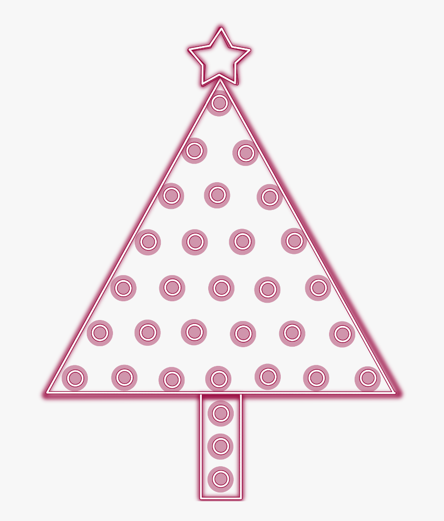 #neon #christmastree #triangle #christmas #tree #freetoedit - Triangle, Transparent Clipart