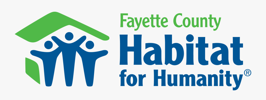 Fayettecounty Tx Hz 2clr - Habitat For Humanity Logo Transparent, Transparent Clipart