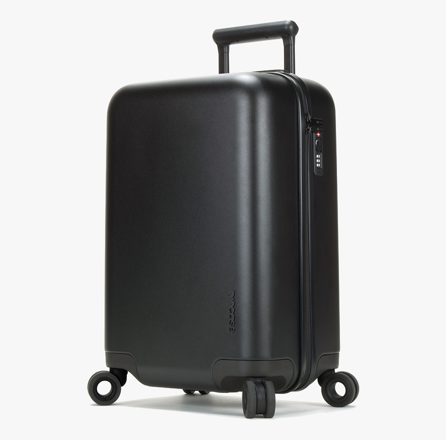 Novi Collection Roller Bags - Black Hard Shell Four Wheel Suitcase, Transparent Clipart