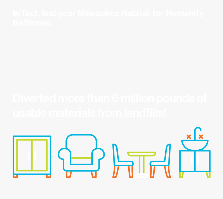 Landfill Infographic Right Half, Transparent Clipart