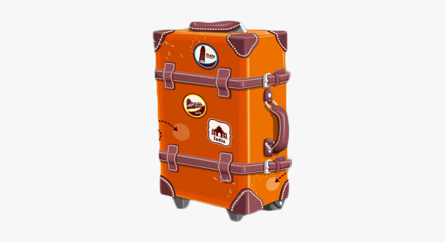 Luggage Png Background Image - Travel Around The World Posters, Transparent Clipart