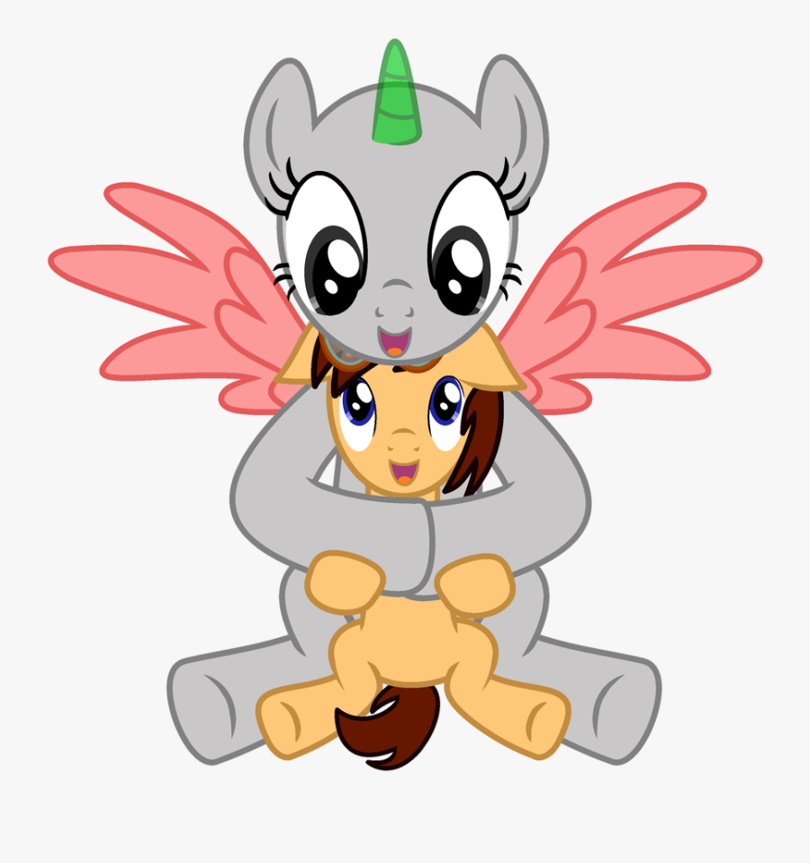 Hugging Clipart Doves - Cartoon, Transparent Clipart