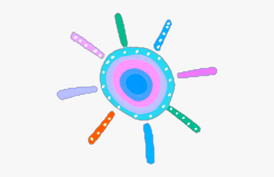 #ftestickers #clipart #sun #cute #colorful - Circle, Transparent Clipart