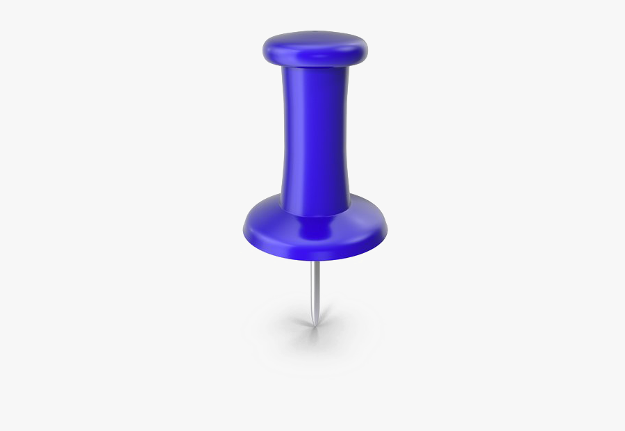 Drawing Pin Png Free Download - Purple Thumb Tacks Png, Transparent Clipart