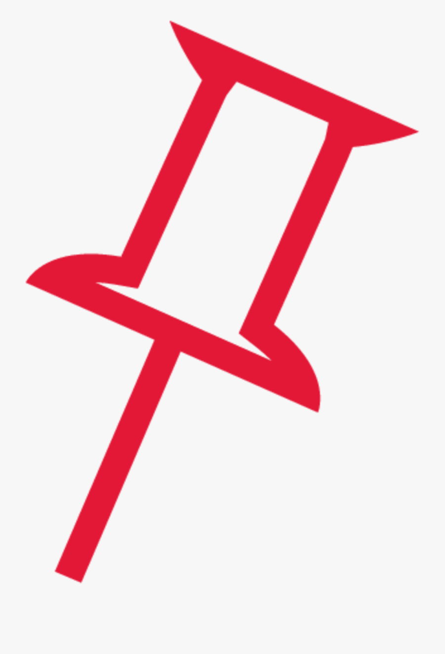 A Tack With A Large, Flat Head, Designed To Be Placed, Transparent Clipart