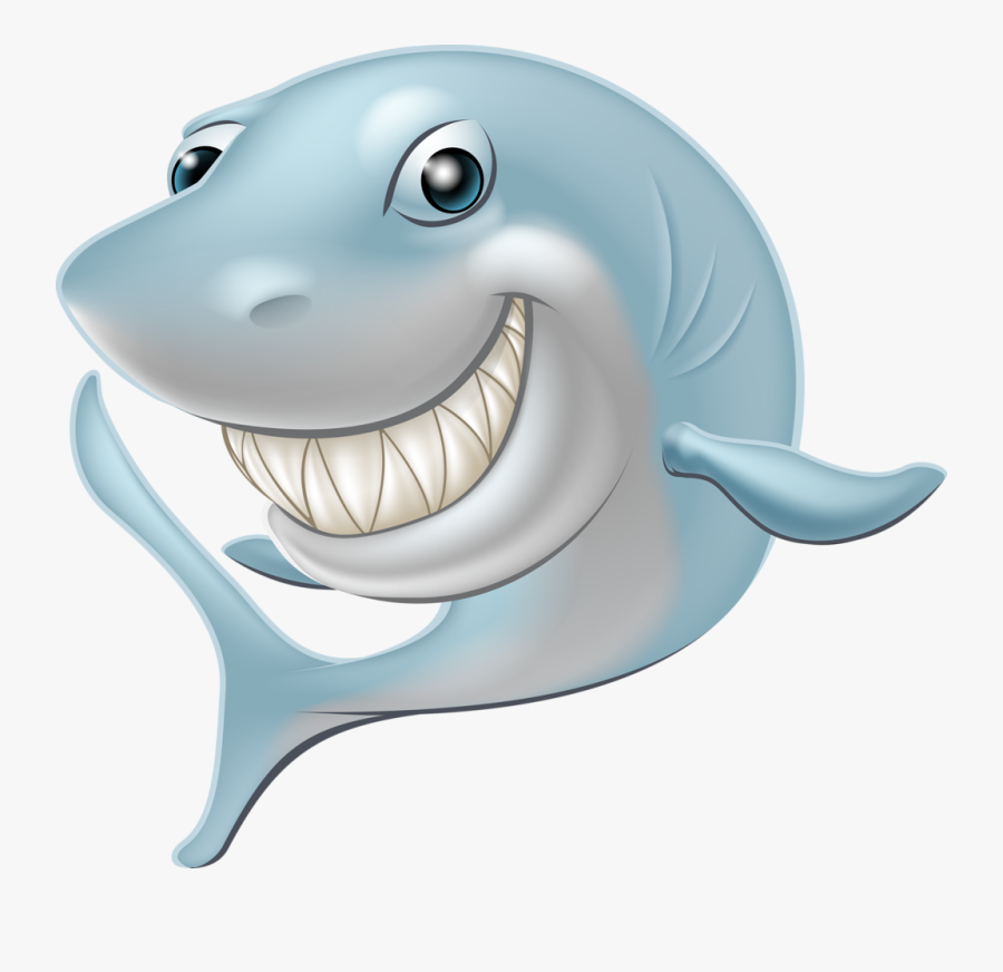 Life Clipart Jaws - Friendly Looking Sharks, Transparent Clipart