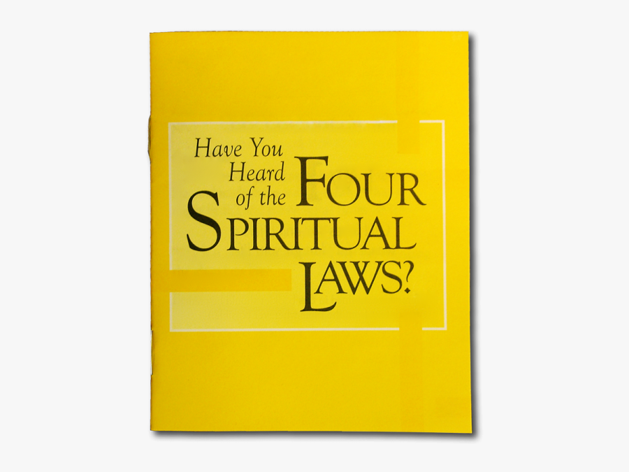 Picture Of Four Spiritual Laws - Four Spiritual Laws, Transparent Clipart