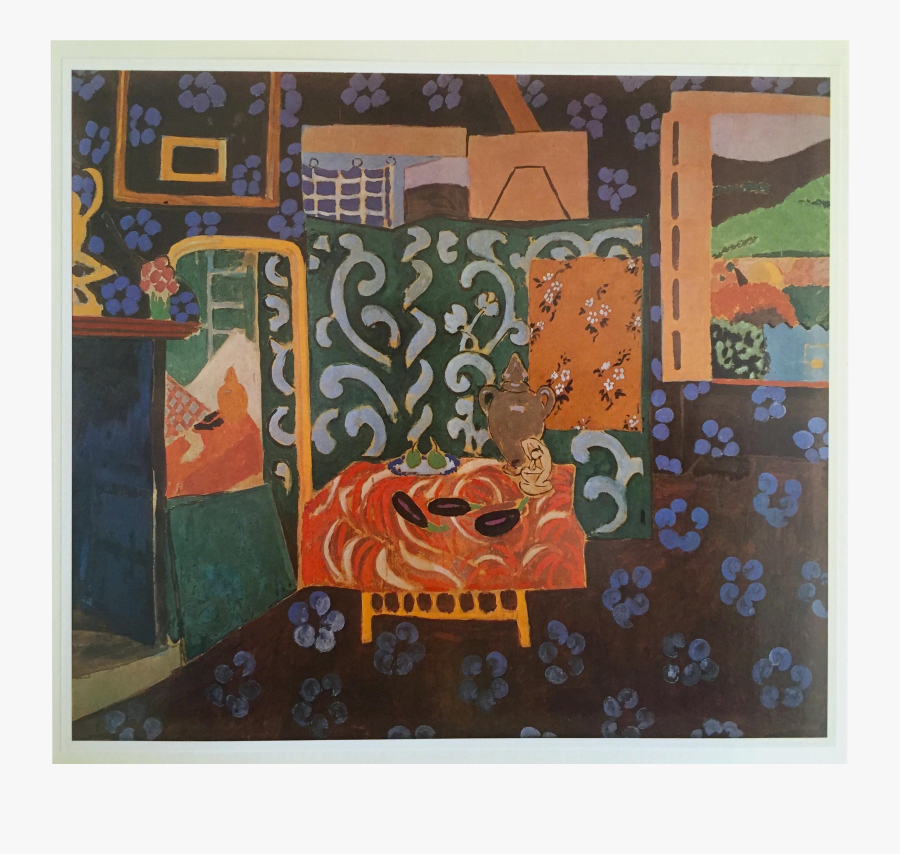 Matisse Drawing Landscape - Interieur Aux Aubergines Henri Matisse, Transparent Clipart