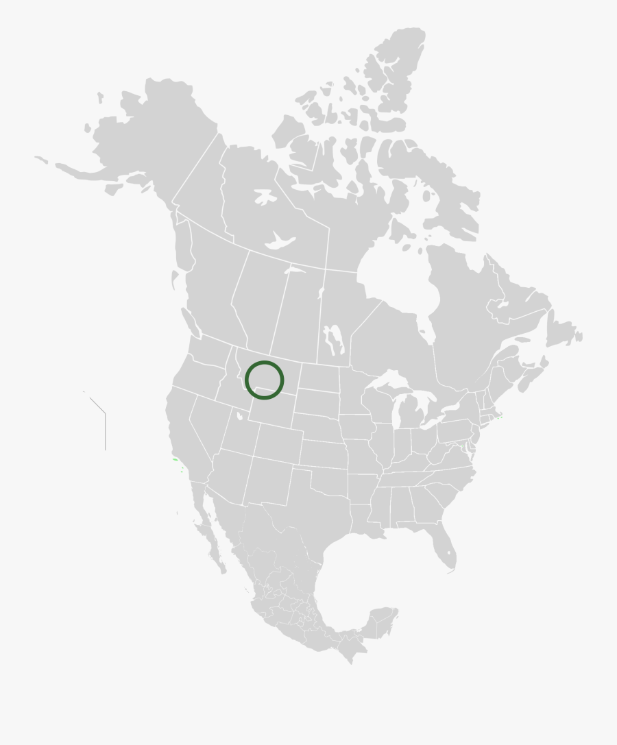 Klamath Mountains - North America Map Canadian Shield, Transparent Clipart