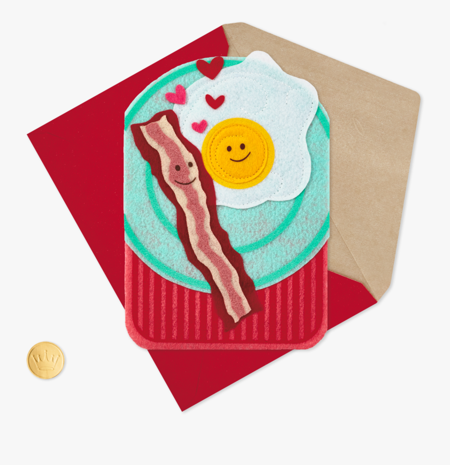 Happy Together Bacon And Eggs Musical Valentine"s Day - Illustration, Transparent Clipart