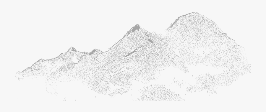 Mountain Range, Transparent Clipart