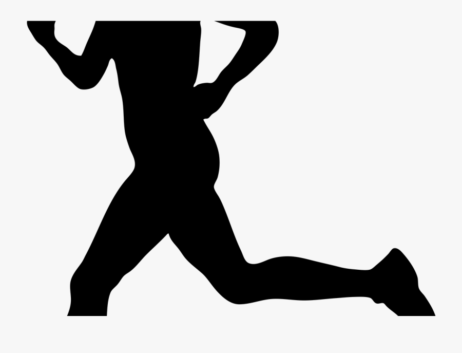 Running Woman Silhouette Png Clip Art Image Gallery - Silhouette Person Running Png, Transparent Clipart