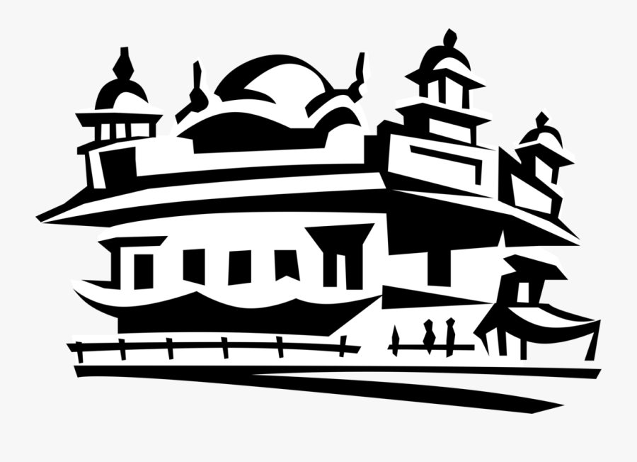 Golden Temple Of Amritsar - Golden Temple Clipart Png, Transparent Clipart