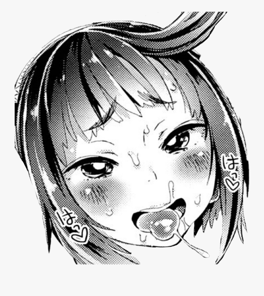 Clip Art Ahegao Face Meme - Ahegao Face, Transparent Clipart