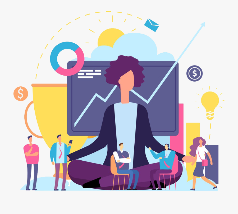 Work Leader Animation, Transparent Clipart