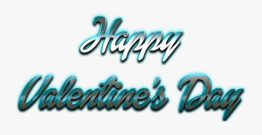 Download Happy Valentine"s Day Word Png Images Transparent - Valentines Day Art Work Transparent, Transparent Clipart