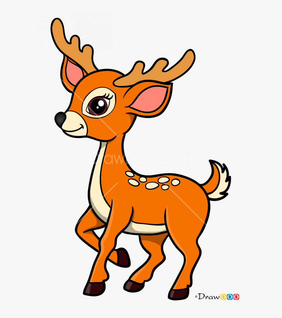 Dear Drawing Fawn - Reindeer, Transparent Clipart