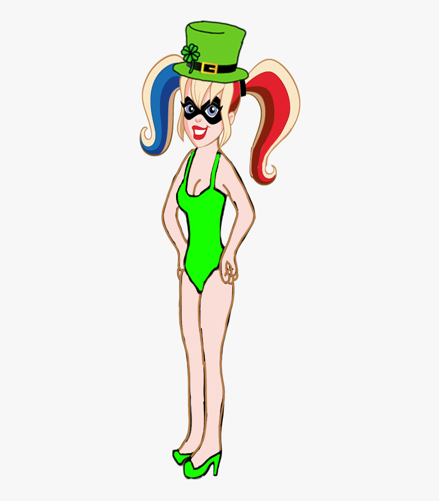 Clip Art Harley Quinn Dcshg As - Cartoon, Transparent Clipart