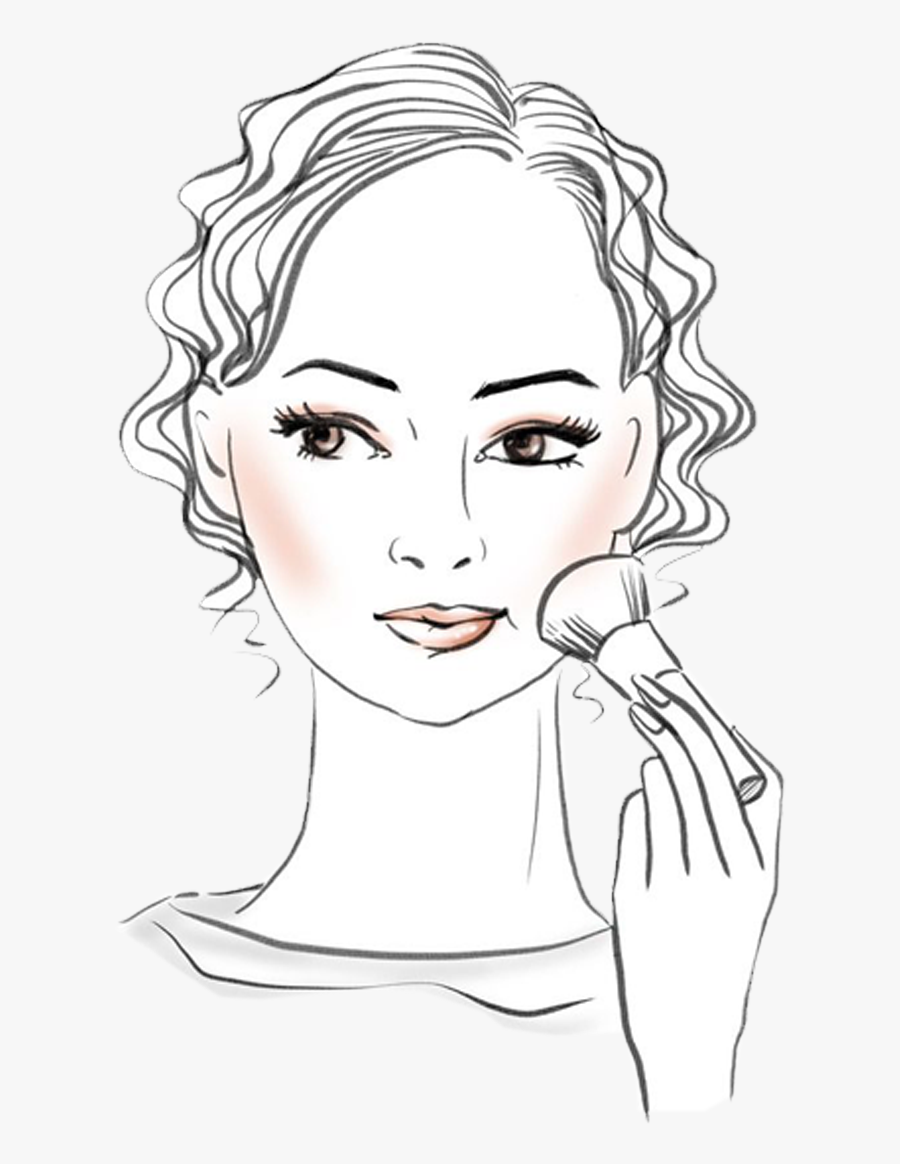 Cosmetology Drawing Makeup - Illustration, Transparent Clipart