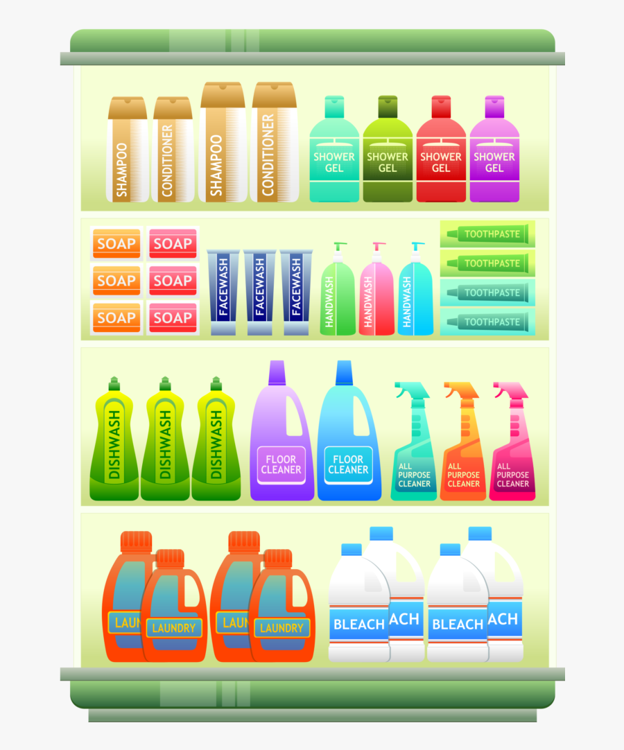Supermarket Clipart Hostted - Chemicals Products, Transparent Clipart