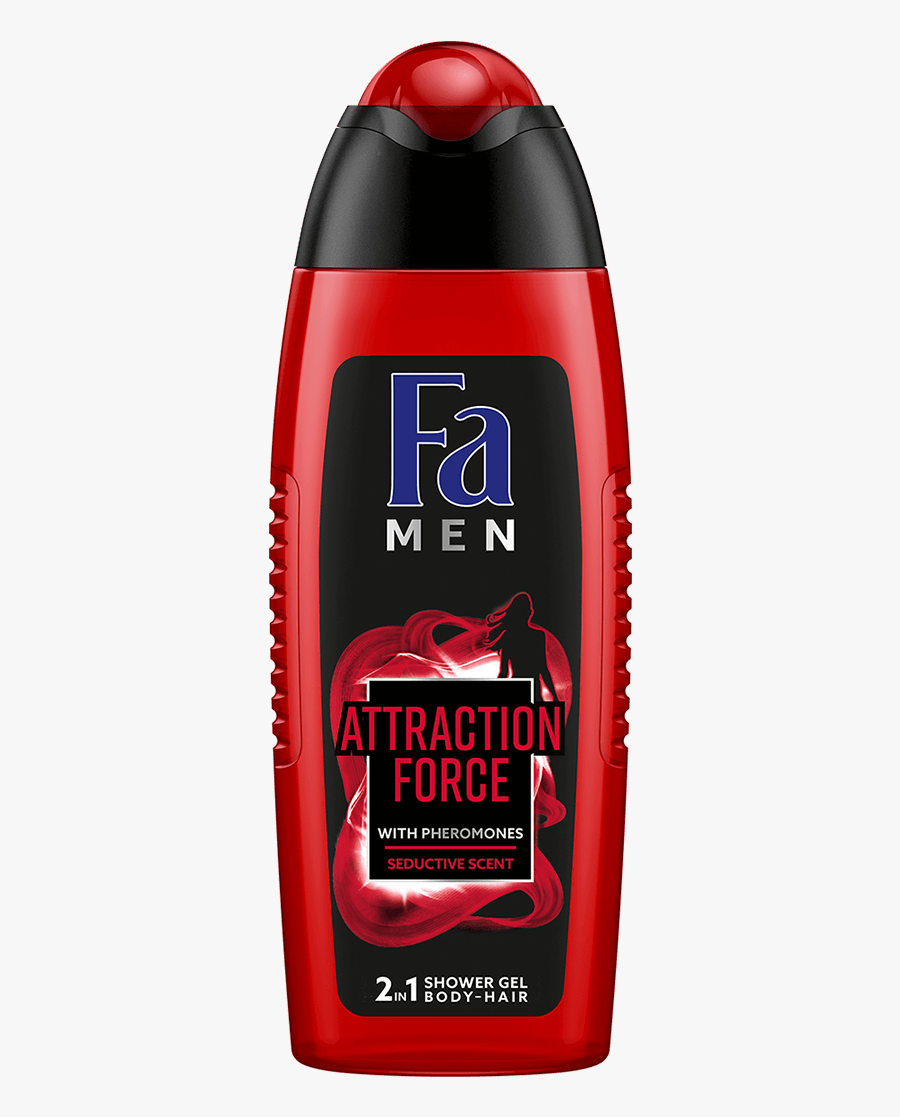 Fa Men Com Shower Gel Attraction Force - Bottle, Transparent Clipart