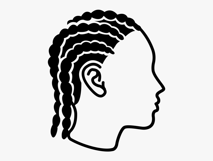 Hair Braiding Icon, Transparent Clipart