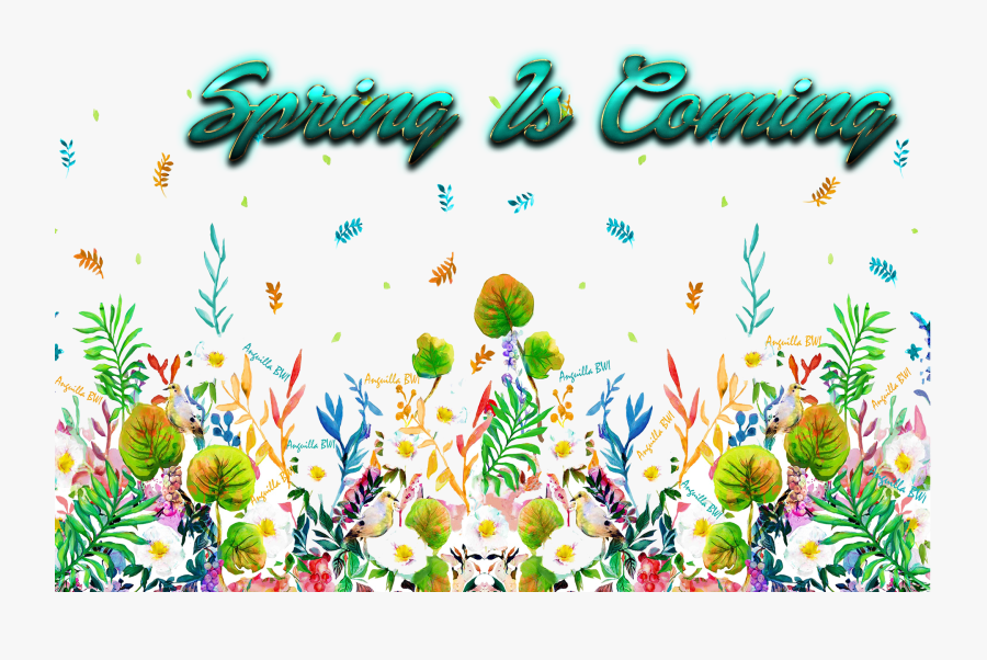 Spring Is Coming Png Background - Floral Design, Transparent Clipart