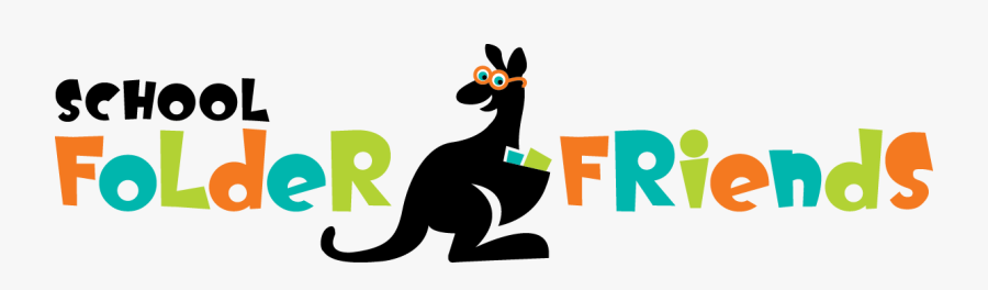 School Folder Friends, Transparent Clipart