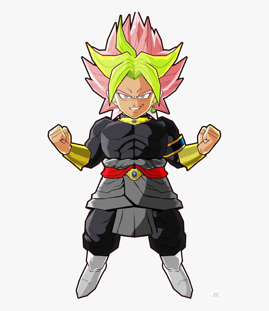 Clip Art Broly Goku Fusion - Dragon Ball Fusions Karoly Black, Transparent Clipart