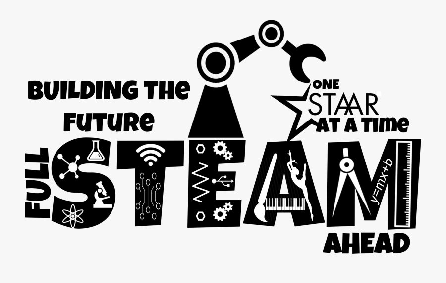 Building The Future One Staar At A Time Clip Arts - Full Steam Ahead Vector, Transparent Clipart