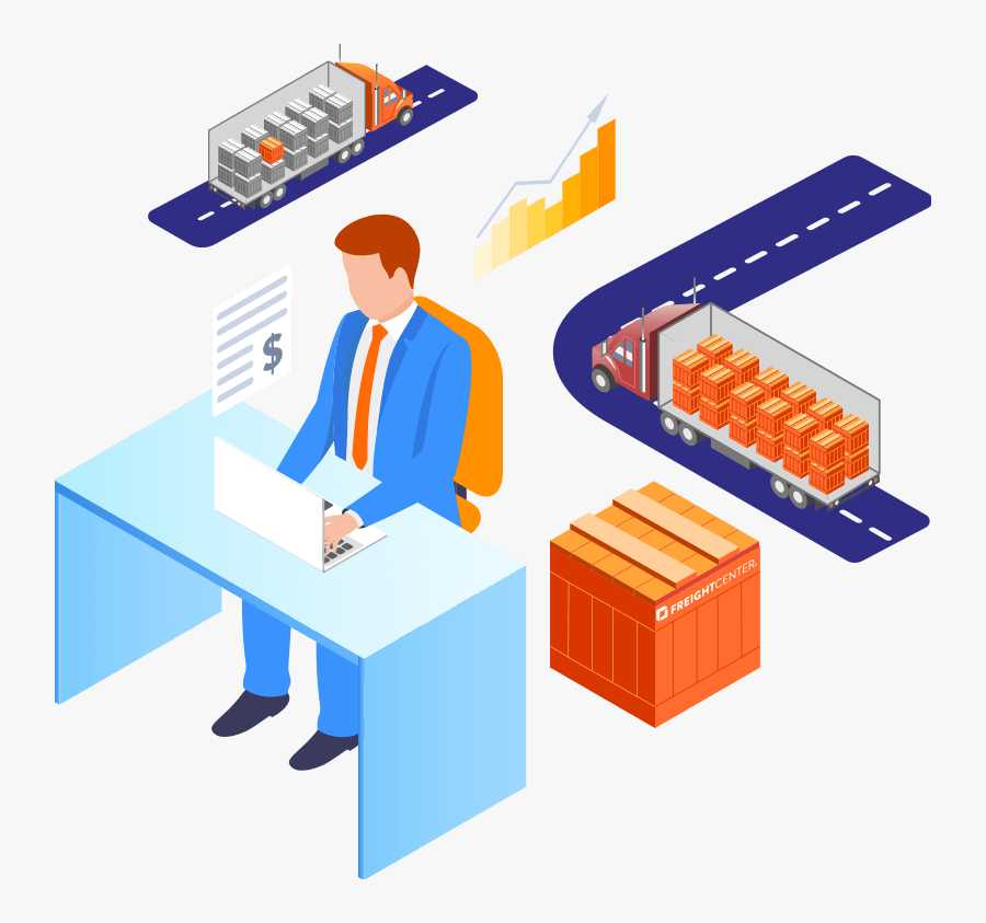 Freight Shipping Logistics Technology - Logistics, Transparent Clipart