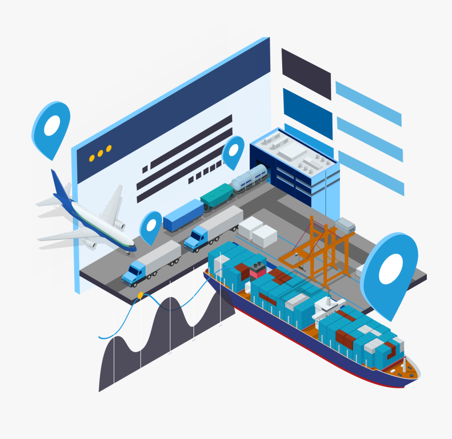 Freight Visibility - Water Transportation, Transparent Clipart