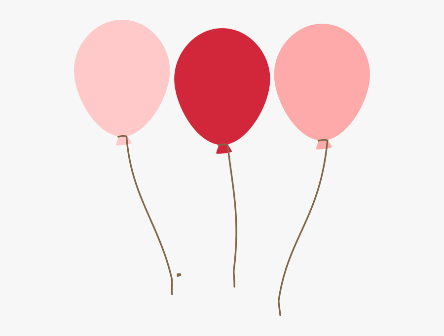 Pink And Blue Balloons Clip Art, Transparent Clipart