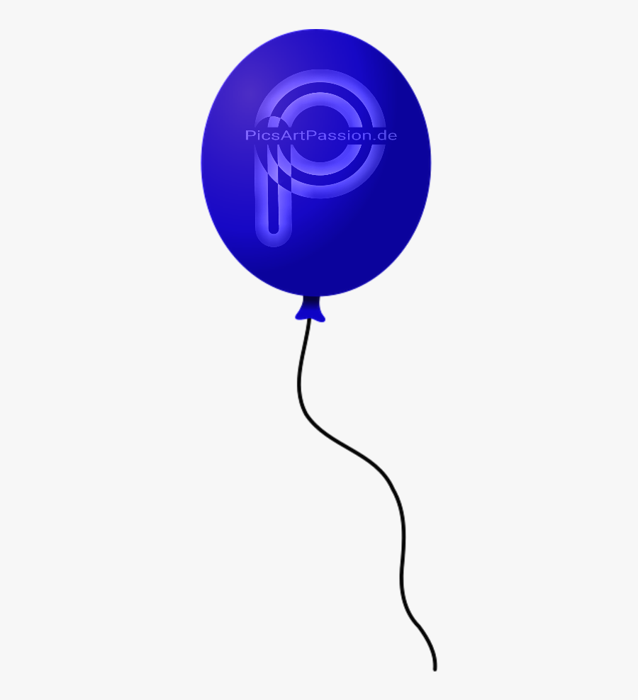 #blue #balloon #fanart #picsartpassion De #myedit #myediting - Blue Balloon Icon Png, Transparent Clipart
